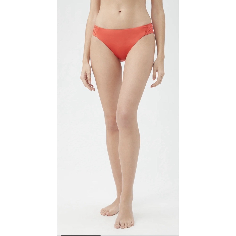 Trina Turk Womens Getaway Shirred Bikini Bottom Red Size 10 - Picture 5 of 6